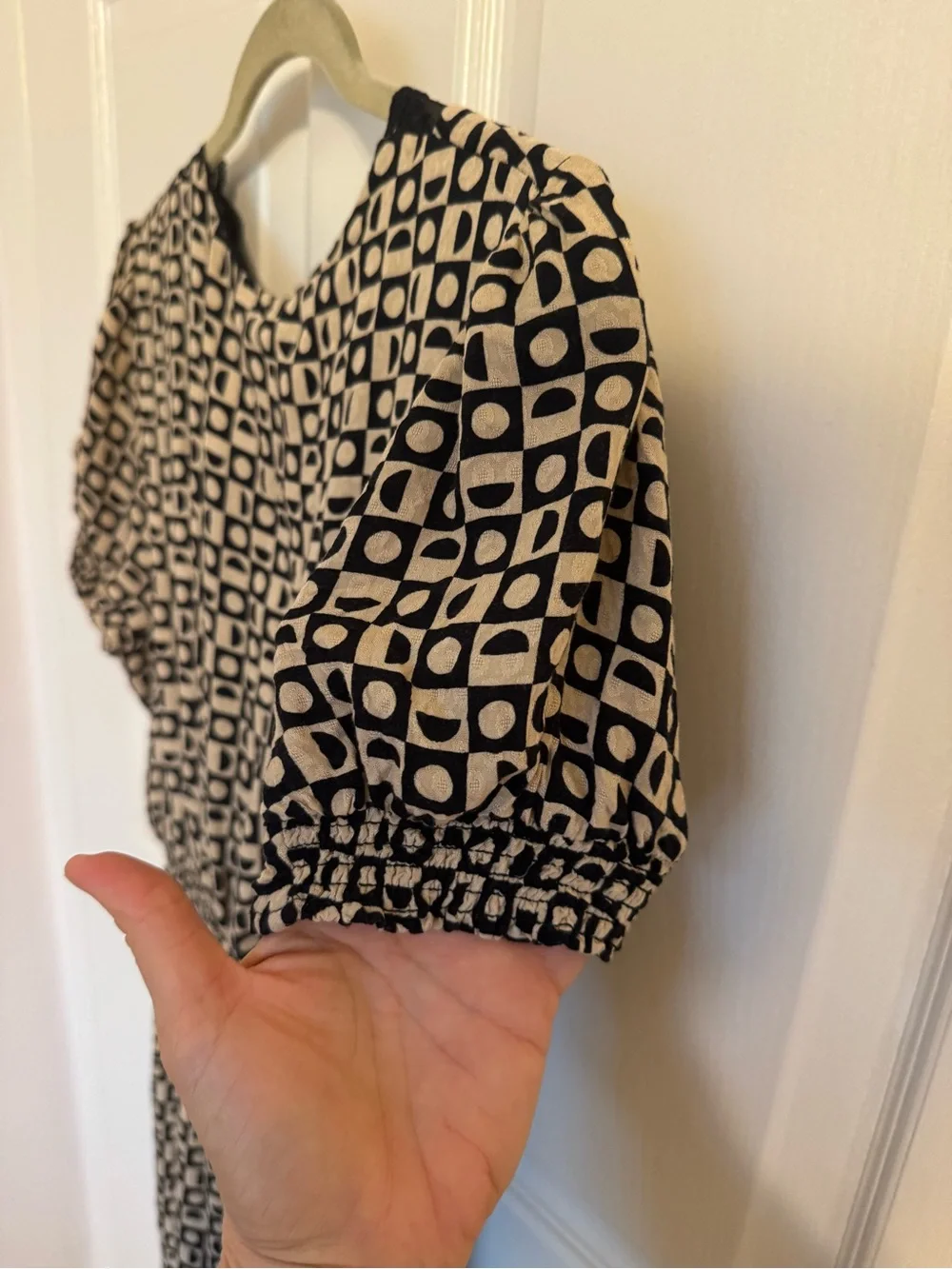 Free People maxi dress size small. EUC. Black & tan. Super cute!